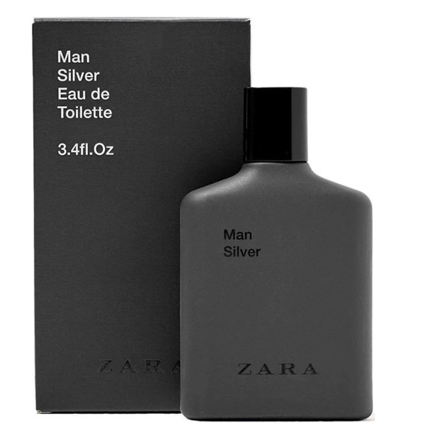 ادکلن مردانه 100 میل زارا سیلورمن Man Silver